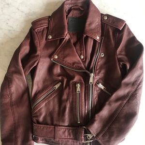 All Saints : Leather Biker Jacket